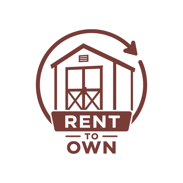 rent to own shed icon