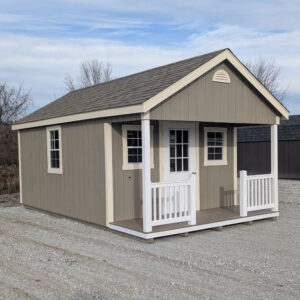 12 x 20 Cape Cod shed with porch