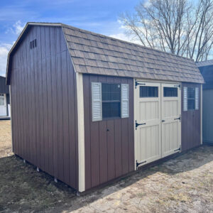 12 x 16 foot painted dutch barn shed